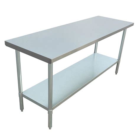 stainless steel top kitchen table